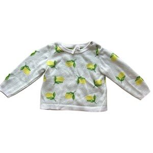 Janie and Jack lemon sweater